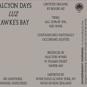 Halcyon Days Luz Syrah 2021- 1228622