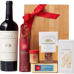 90 Point Cabernet Sauvignon & Cheese Board Gift Set- 120285