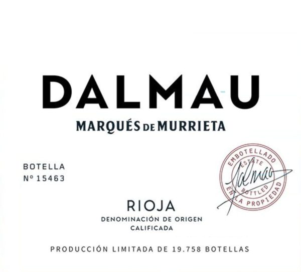 Marques de Murrieta Dalmau Tinto Reserva 2019- 1671420