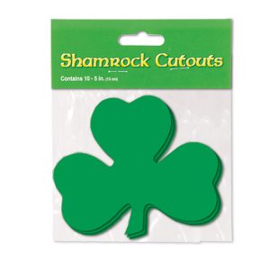 Shamrock 5" Cutouts by Windy City Novelties- DEC33840UN
