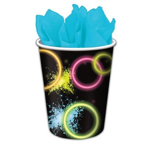 Glow Party 9 oz. Cups by Windy City Novelties- PAP8132CUN
