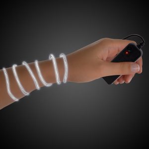 White EL Wire 3 Yards by Windy City Novelties- LIT100-LIT1005EA