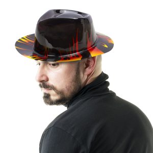 Flame Fedora Hats by Windy City Novelties- HAT194DZ