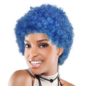 Blue Afro Wig by Windy City Novelties- HAT28-HAT285EA