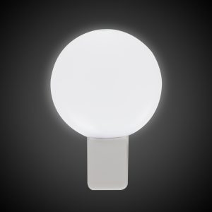LED White Clip-On Circle by Windy City Novelties- LIT317EA