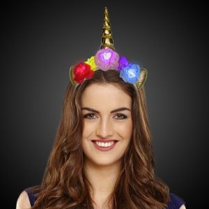 LED Unicorn Headband by Windy City Novelties- HAT530EA