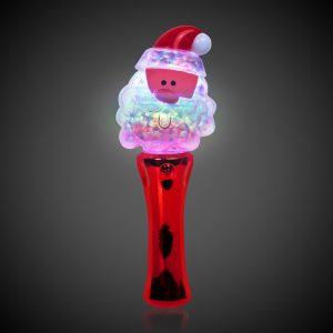 LED Santa Spinner Wand by Windy City Novelties- LIT089EA