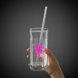 Pink 9" Glow Motion Straws by Windy City Novelties- GST94-GST945UN