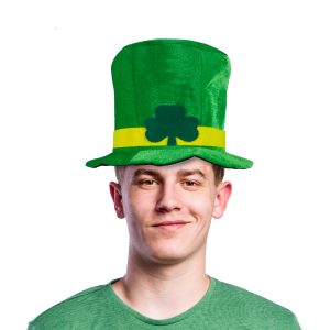 St. Patrick's Day Velvet Top Hat by Windy City Novelties- HAT040EA