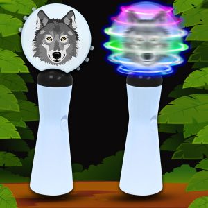 LED Wolf Coin Spinner Wand by Windy City Novelties- COI102EA