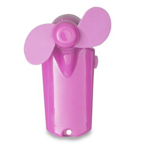 Pink Handheld Mini 3 3/4" Fan by Windy City Novelties- OUT085EA