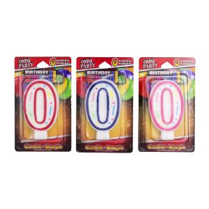 Number '0' Candles by Windy City Novelties- CDL41510UN