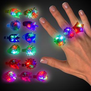 LED Jelly Rings by Windy City Novelties- LIT1387UN
