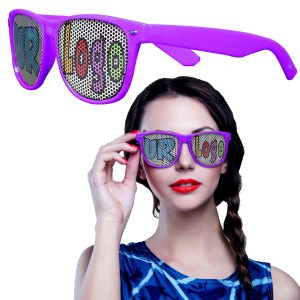 Purple Novelty Custom Sunglasses - 12 Pack by Windy City Novelties- BIL1-BIL194DZ