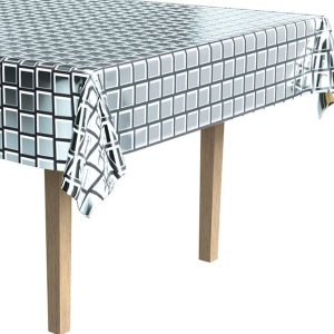 Disco Ball Metallic Table Cover by Windy City Novelties- PAP56213TEA
