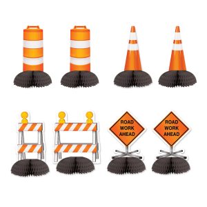 Construction Mini Centerpieces by Windy City Novelties- DEC53377UN