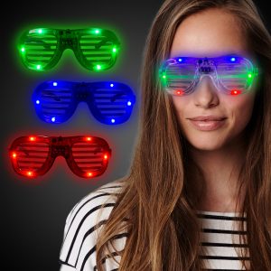 LED Slotted Shades by Windy City Novelties- LIT1075DZ