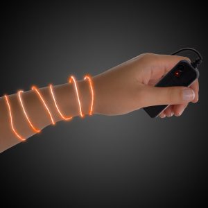 Orange EL Motion Wire 3 Yards by Windy City Novelties- LIT100-LIT1009EA