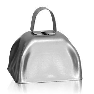Silver Metal Cowbells by Windy City Novelties- MUS-MUS099DZ