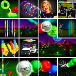 Premium 36 Player Night Flyer Tee Off Tournament Package by Windy City Novelties- CLNF.PTOP
