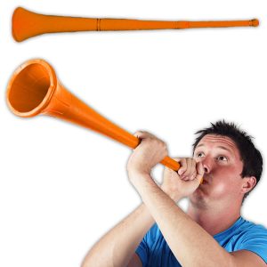 Orange Stadium Horn - 28" by Windy City Novelties- MUS12-MUS122EA