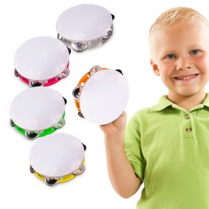 Party 5 1/2" Tambourines by Windy City Novelties- MUS009DZ
