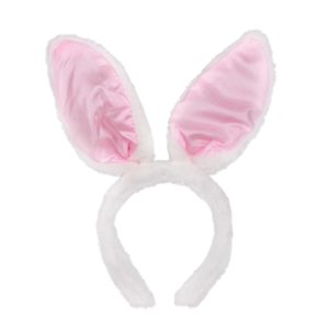 Pink Bunny Ear Headbands by Windy City Novelties- HAT211DZ