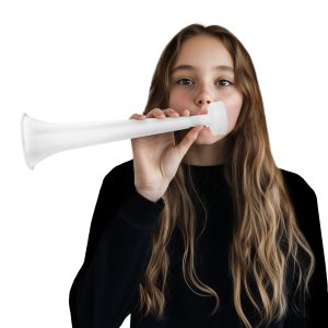 White Spirit Horn by Windy City Novelties- MUS19-MUS194EA