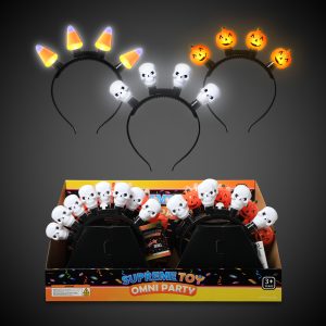 LED Halloween Headbands Retail Counter Display by Windy City Novelties- RCH710UN