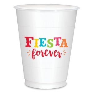Fiesta Forever 16 oz. Plastic Cups by Windy City Novelties- PAP420170UN