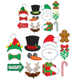 Merry Christmas Photo Booth Prop Kit by Windy City Novelties- DEC20166UN