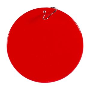 Red Plastic Medallion 2.5" by Windy City Novelties- JLR400EA