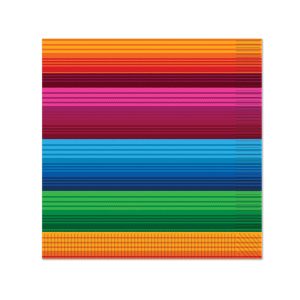 Fiesta Serape Lunch Napkins by Windy City Novelties- PAP58264LUN