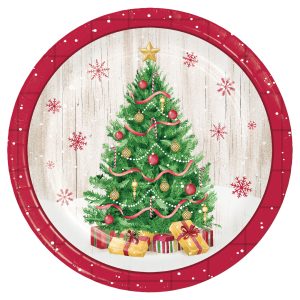 Vintage Christmas 9" Plates by Windy City Novelties- PAP3669DPUN