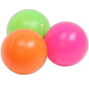Plastic Balls Assorted Colors - 12 Pack by Windy City Novelties- BLS016DZ