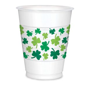 St. Patrick's Day 16 oz Cups by Windy City Novelties- PAP420142UN
