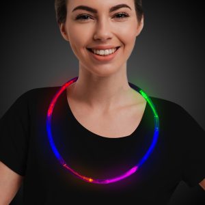 LED Fiber Optic Necklace by Windy City Novelties- LIT209EA
