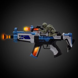 Toy Machine Gun with Military Figure by Windy City Novelties- WEA098EA