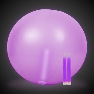 Glow in the Dark Purple 24" Beach Ball by Windy City Novelties- GNO11-GNO114EA