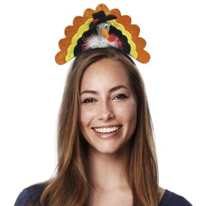 Thanksgiving Turkey Headband by Windy City Novelties- HAT491EA