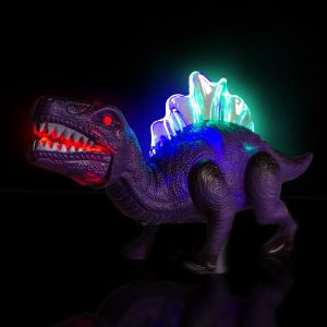 LED Walking Purple Dinosaur Toy by Windy City Novelties- LIT215EA