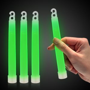 Green Glow Sticks - 6" - 25 Pack by Windy City Novelties- GLP7-GLP750UN