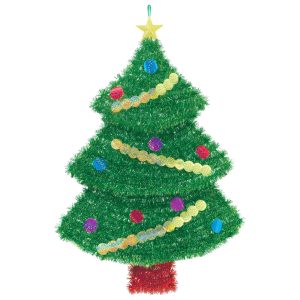 Deluxe Tinsel Christmas Tree by Windy City Novelties- DEC241609EA