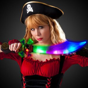 LED Buccaneer Sword by Windy City Novelties- WEA1060EA