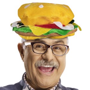 Cheeseburger Hat by Windy City Novelties- HAT497EA