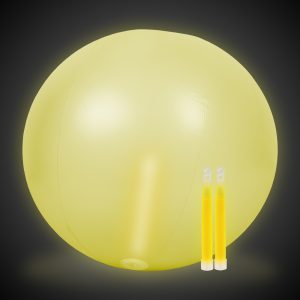 Glow in the Dark Yellow 24" Beach Ball by Windy City Novelties- GNO11-GNO113EA