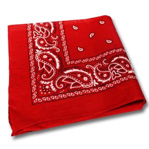 Red Cotton Bandanas by Windy City Novelties- APR00-APR003DZ