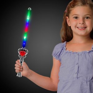 LED Royal Heart Wand by Windy City Novelties- LIT1204EA