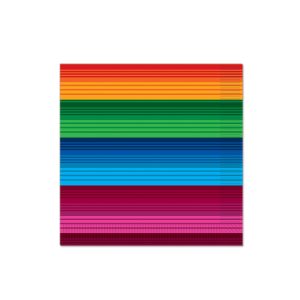 Fiesta Serape Beverage Napkins by Windy City Novelties- PAP58264BUN