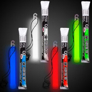 Safety 6" Glow Sticks by Windy City Novelties- CHM66596UN